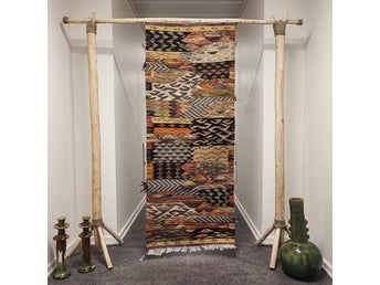Vacker äkta Berber Ull matta 65×162 cm