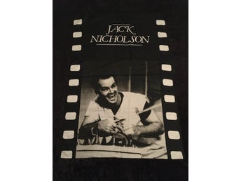 Film flagga - Jack Nicholson mycket ovanlig gammal posterflag från 80-talet