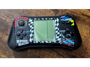 Retro Tetris game console.