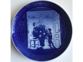 Kunglig Dansk Royal Copenhagen Jultallrik 2000