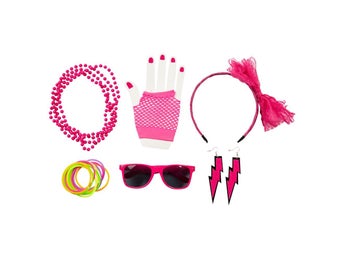 Maskeradkit 80´S 6-delar Maskerad Halloween Ny