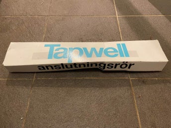 Tapwell Anslutningsrör i Krom – Nytt i Förpackning