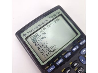 Texas Instruments TI-83 Plus - Miniräknare, Grafräknare Grafritande Graf räknare