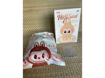 Nr.49. Helt ny Labubu HEHE. Pop Mart The Monsters Labubu Have A Seat