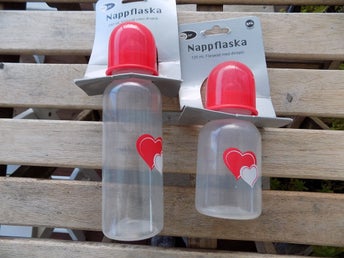 BABY EAT Nappflaska 250 ml + 125 ml