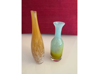 Vaser konst glas vintage