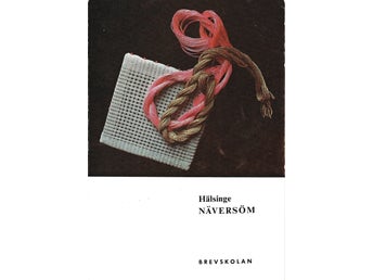 Hälsinge näversöm - material, teknik, mönsterövningar mm