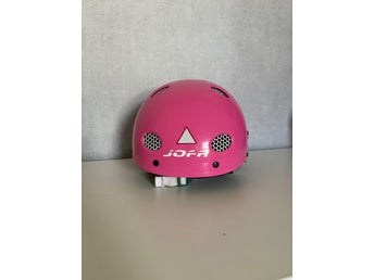 Lekhjälm Jofa Medium 51,5-55,5 Rosa hjälm