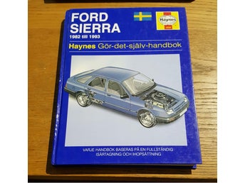 FORD SIERRA 1982 till 1993 Haynes Gör-det-själv-handbok