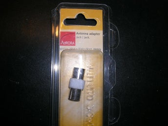 Antenn skarv-adapter Hona-Hona