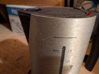 Siemens vattenkokare och mixer designad av F.A. Porsche