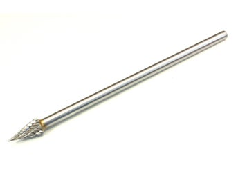 Roterande fil extra lång HM. diam. huvud 10 mm Skaft 6 mm L =150 mm DC-M 6-10