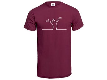 LINUS PÅ LINJEN Glad- NY KULT T-SHIRT - STORLEK LARGE