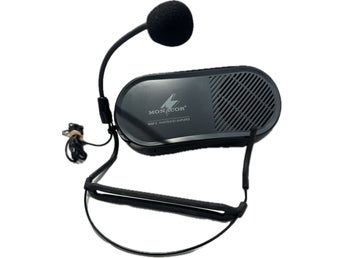 Monacor WAP-5 midjehögtalare & Mikrofon Waistband amplifier & microphone 173200