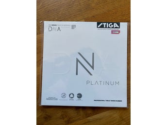 STIGA DNA Platinum Bordtennisgummi Rött 2.3 mm Max