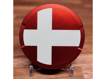 Danmark - Specialdesignad Snusdosa i Aluminium