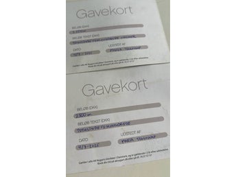 PRESENTKORT TILL AK NYGART / AK AESTHETICS