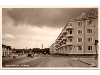 Norrköping - Stockholmsvägen med Shell Bensinstation
