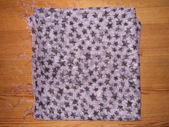 SJAL/SCARF (Ljuslila/svart mm)