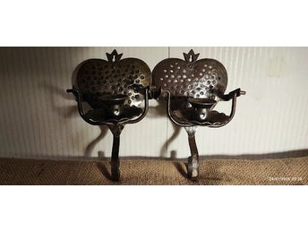 Nattljusstake Metall Paret Vintage