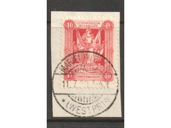 TYSKLAND - MARIENWERDER - 1920 - Mi-31 . VACKERT STÄMPLAT