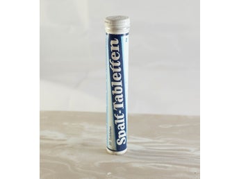 Spalt Tabletten - Vintage Plåtrör Medicin