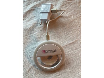 Selfie-ringlampa med USB-laddare