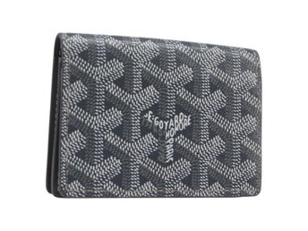 Goyard Herringbone Malesherbes Korthållare PVC Grå Auth 207647V