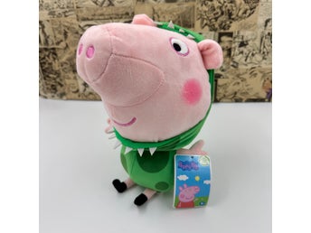 Greta Gris - lillebror Georg i dinosauriedräkt **NY** Peppa Pig Dino George