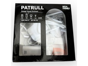 IKEA Patrull IK88 Babyvakt 2 Enheter Barnvakt Vit Orange Elektronisk Säkerhet