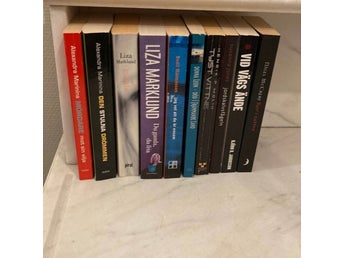 Bokpaket: Alexandra Marinina, Liza Marklund, Donna Leon m.fl.
