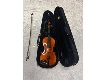 JOSEF MEYER & SÖHNE fiol violin stråke fodral Västtyskland vintage 53 cm