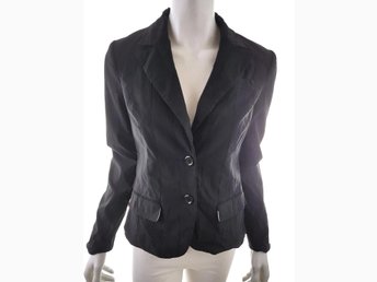 Yessica Storlek 36 Dam Blazer Långärmad Svart krage Formell kväll Elegant Yessica Storlek 36 Dam Blazer Långärmad Svart krage Formell kväll Elegant