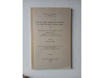 State and Temple Economy in the Ancient Near East II, Edward Lipinski, 1979