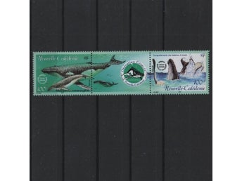 Nya Kaledonien 2001 Naturskydd valar marina däggdjur 2v