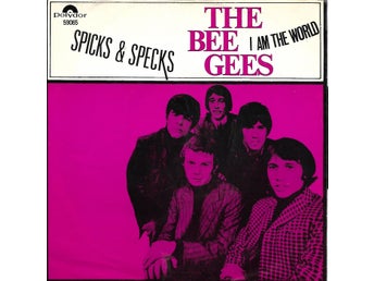The Bee Gees - Spicks & Specks / I Am The World (Vinyl) 1967 VG+