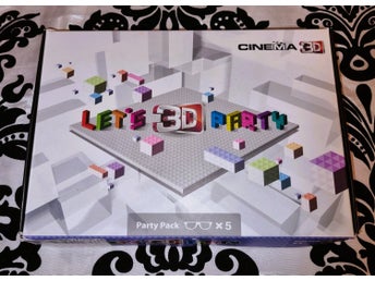 Cinema 3D Party Pack 3D-glasögon för 3D-TV