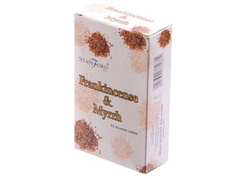 Frankincense & Myrrh rökelsekoner Stamford rökelse koner Olibanum Myrra