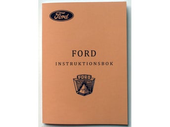 Instruktionsbok Ford 1951
