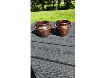 Höganäs Stengods krus 2 st 1/4 liters