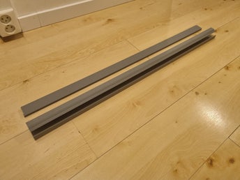 Fixtur Unidrain Linje Träbjälklag i plast 95 cm