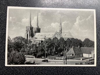 Roskilde Domkirke Gammal Bil Postgånget