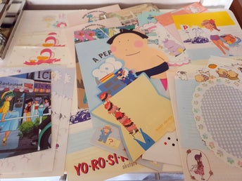 Retro Samling Brevpapper pyssel scrapbooking
