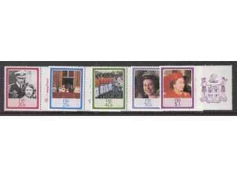 Fiji, Mi 538-42, Royal, Elisabeth, xx