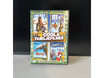 Ice Age, Ice Age 2, Horton, Robotar) DVD