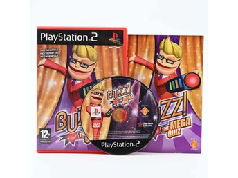 Buzz! The Mega Quiz Komplett Svensk Till PS2
