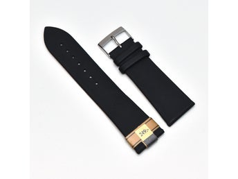 Morellato läderband 24mm matt svart till armbandsur (nytt och oanvänt!)