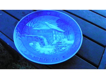 Jultallrik Royal Copenhagen 1976 Vibäck vattenkvarn