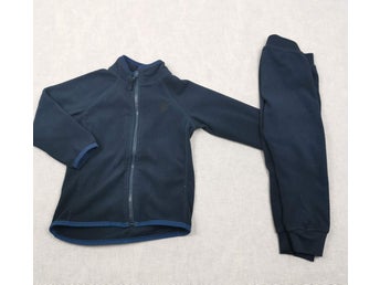 Fix, Strl 98, Fleececjacka och byxor, Svarta