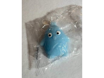 Mini Mochi Squishy blå kyckling / figur Kawaii fidget toy, stressboll present